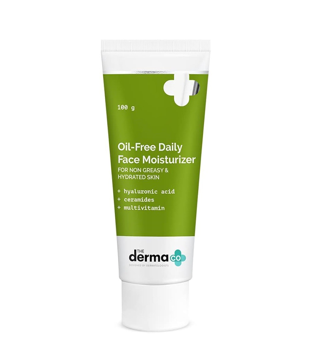 The Derma CO  Oil-Free Daily Face Moisturizer with Hyaluronic Acid 100g