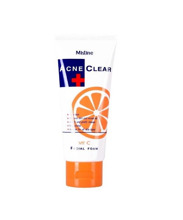 Mistine Acne Clear Vit C Facial Foam 85g