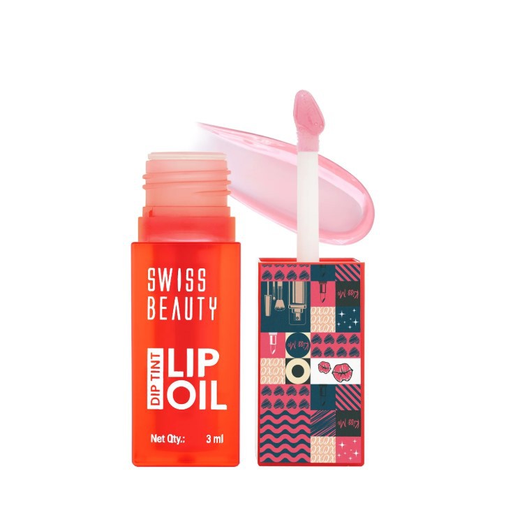 Swiss Beauty Dip Tint Lip Oil - 01 Strawberry
