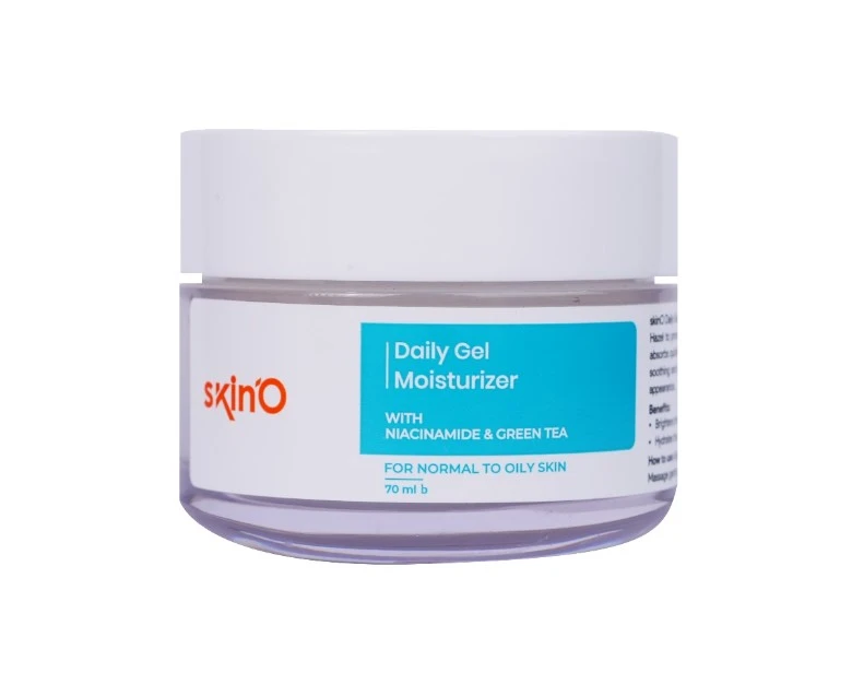 SkinO Daily Gel Moisturizer with Niacinamide & Green Tea 70ml