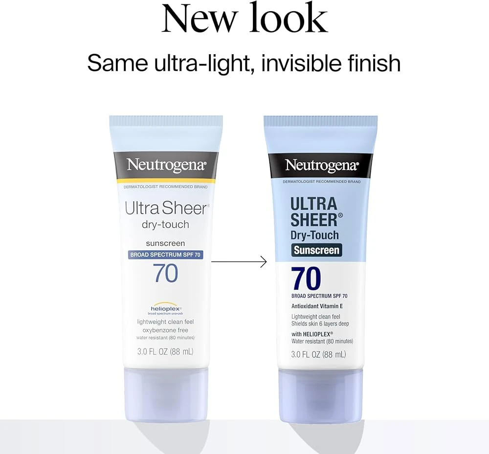 Neutrogena Ultra Sheer Dry-Touch Sunscreen Broad Spectrum SPF 70 – 88ml