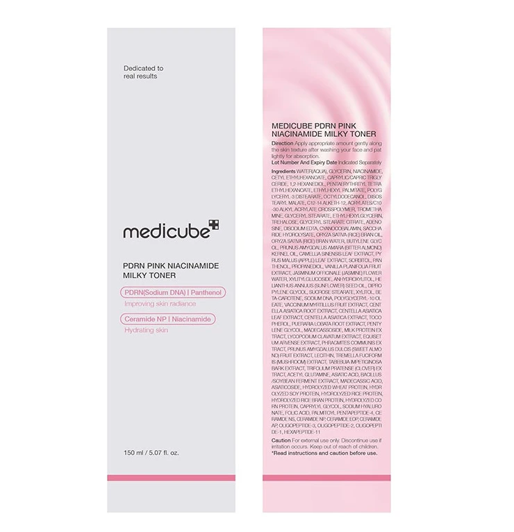 Medicube PDRN Pink Niacinamide Milky Toner 150ml