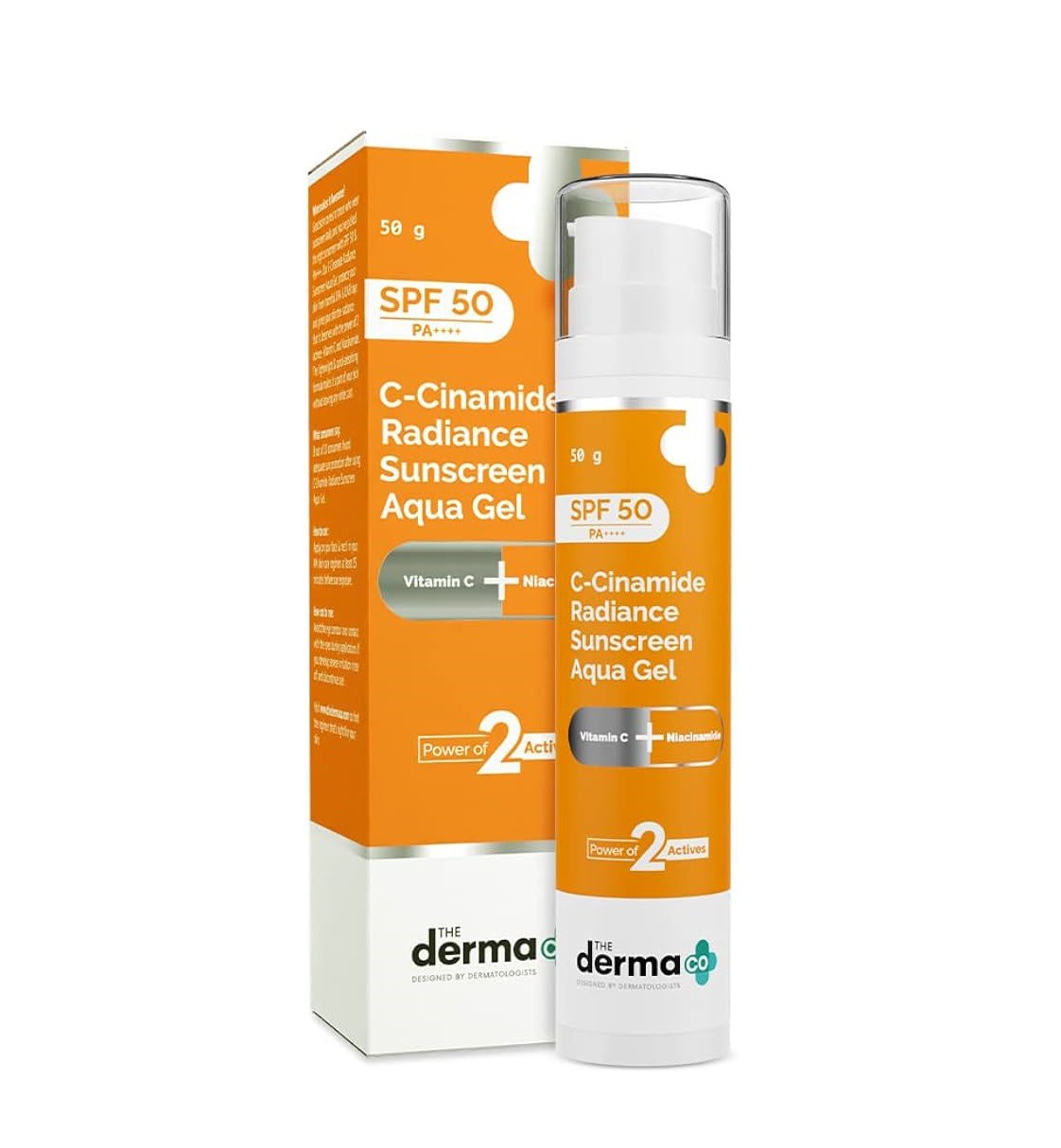 The Derma CO C-Cinamide Radiance Sunscreen Aqua Gel 50g
