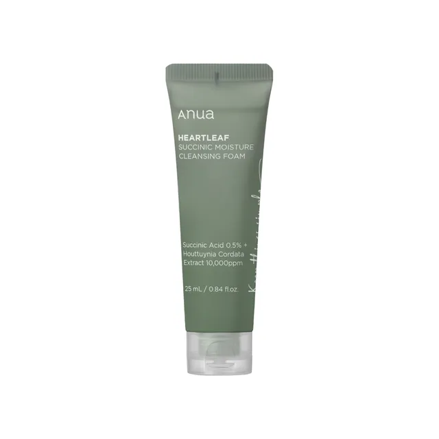 Anua Heartleaf Succinic Moisture Cleansing Foam 25ml
