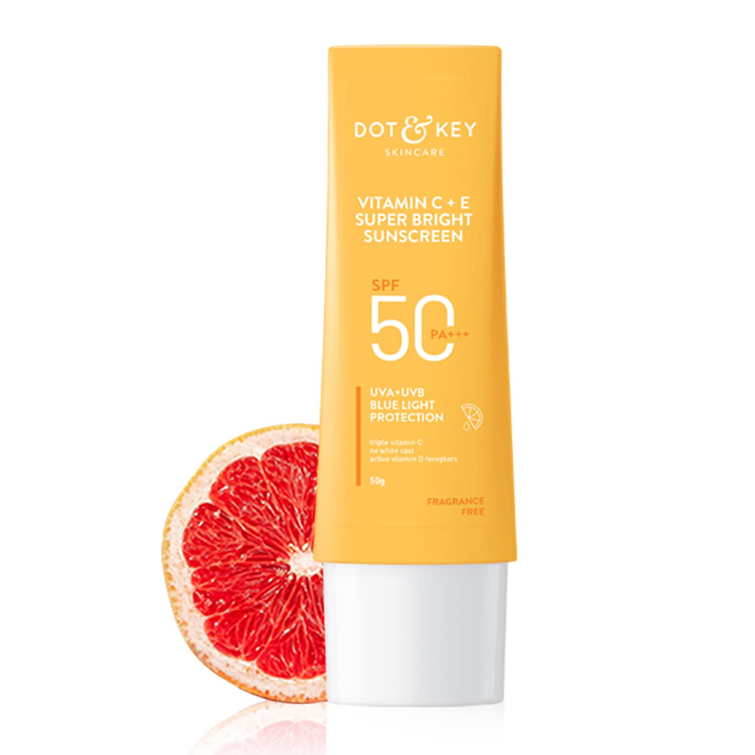 Dot & Key Vitamin C + E Super Bright Sunscreen SPF 50+ 50g