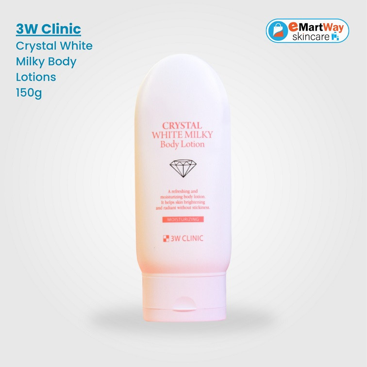 3W CLINIC Crystal White Milky Body Lotion 150g