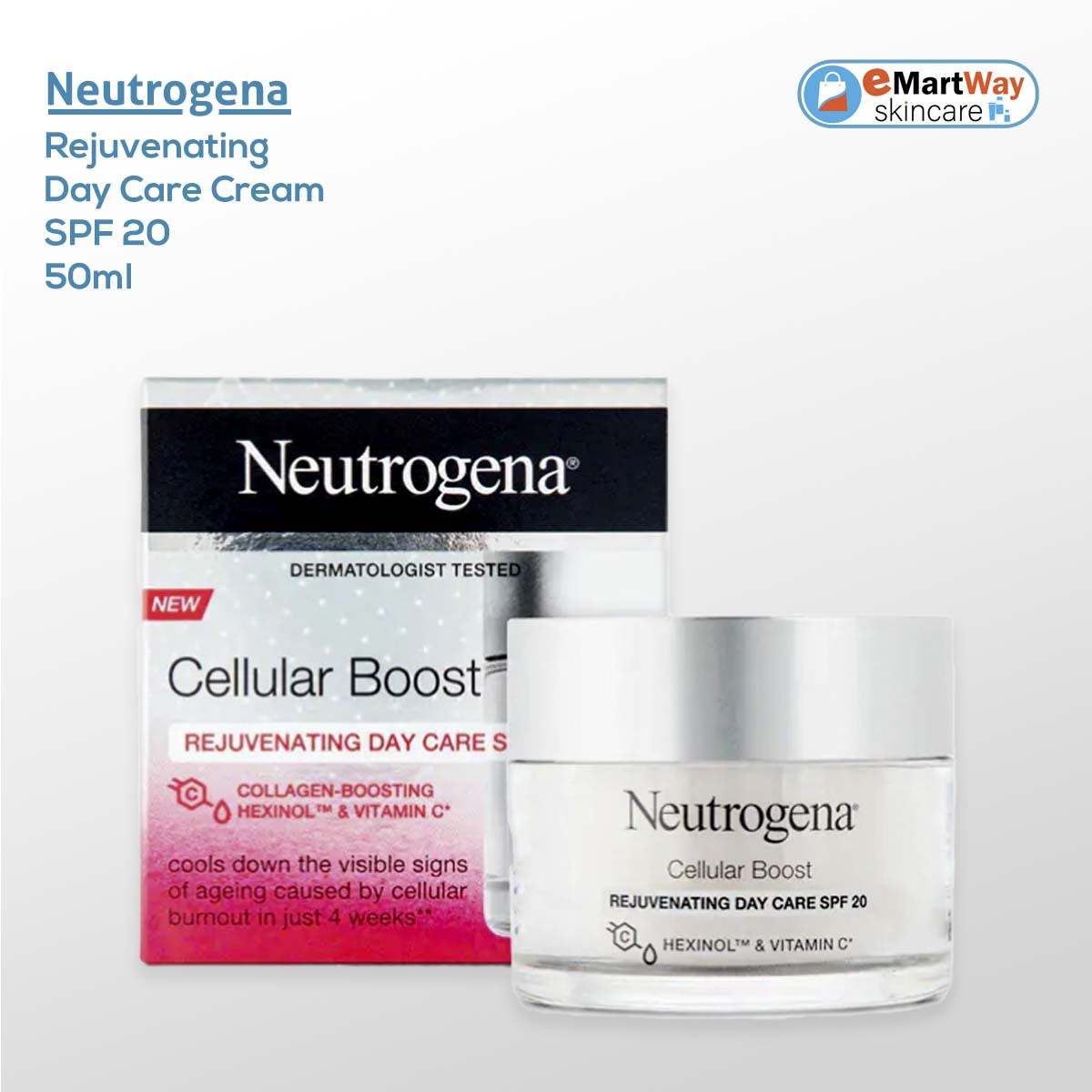 Neutrogena Cellular Boost De-Ageing Day Care Cream SPF20 50ml