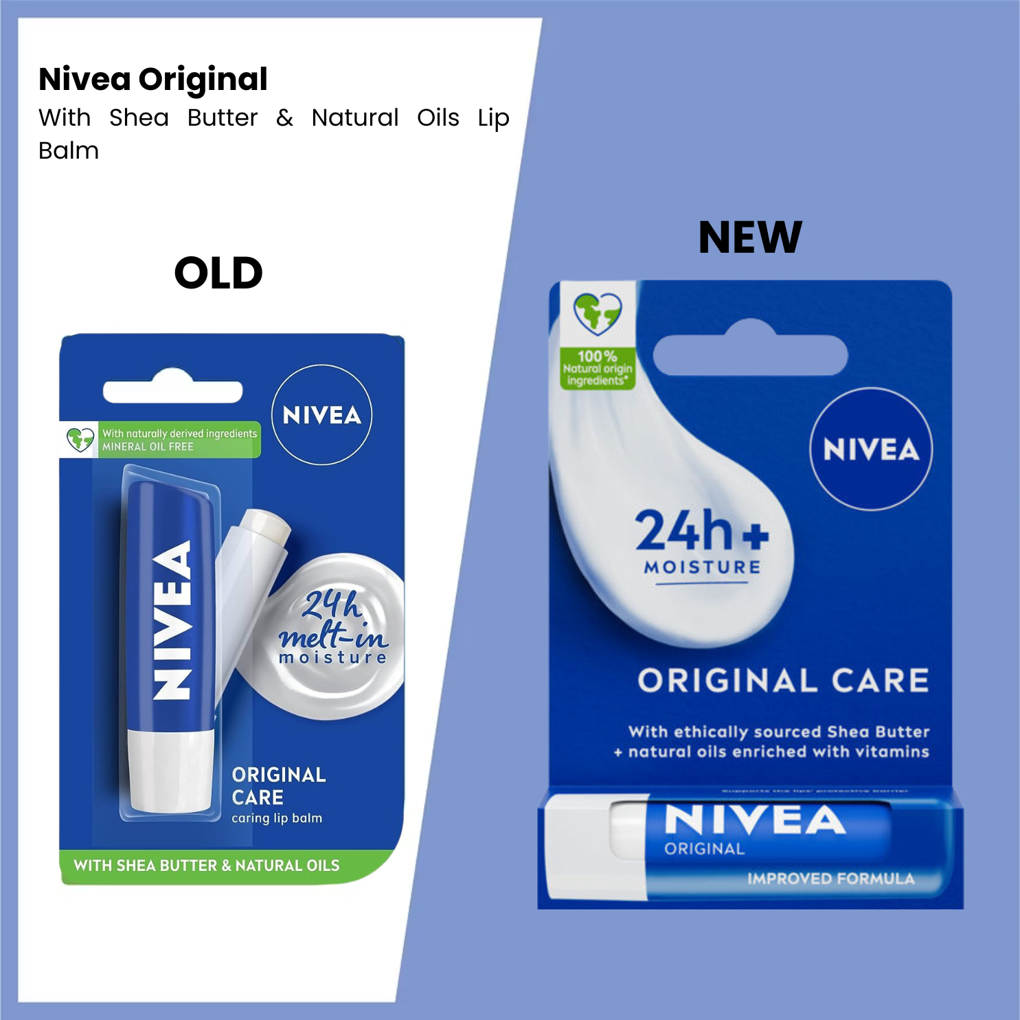 Nivea Original With Shea Butter & Natural Oils Lip Balm 4.8g