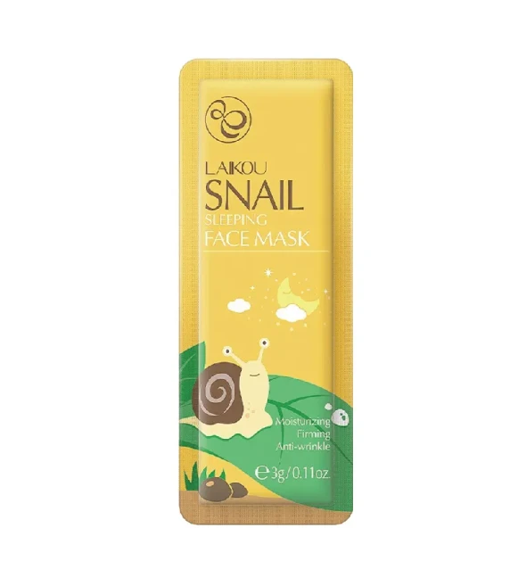LAIKOU Snail Sleeping Face Mask 3g
