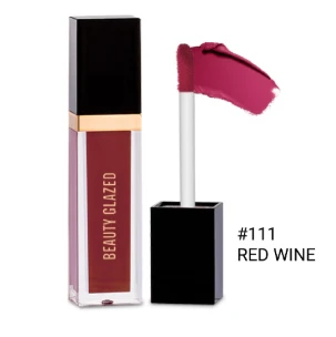 Beauty Glazed Matte Liquid Lipstick (111- Red Wine) 2.8g