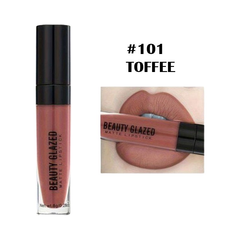 Beauty Glazed Matte Lipstick (101- Toffee) 8g
