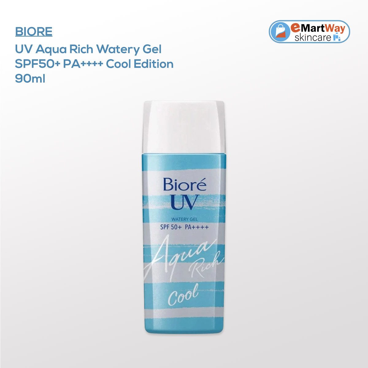 BIORE UV Aqua Rich Watery Gel SPF50+ PA++++ Cool Edition (90ml)