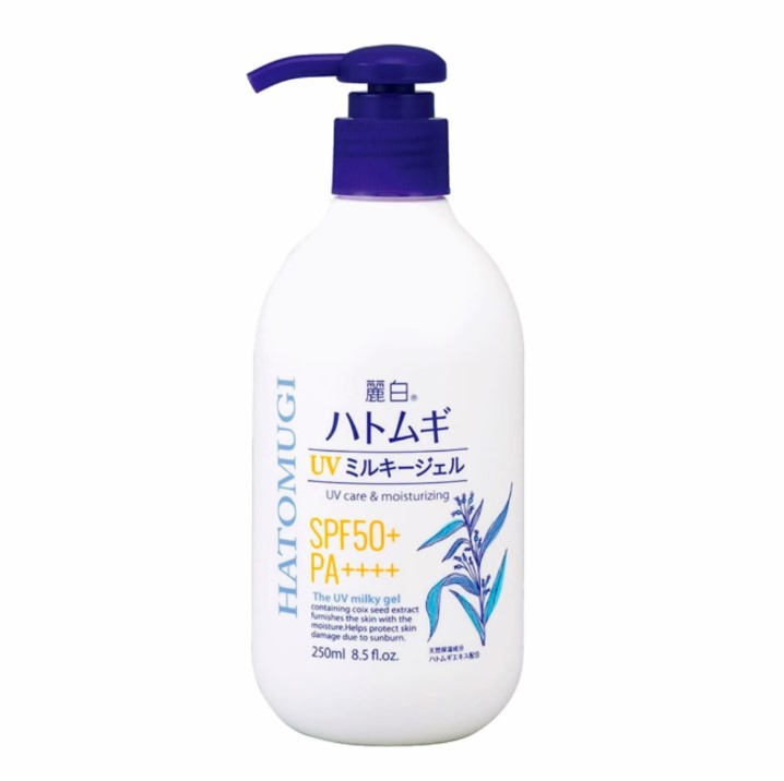 Hatomugi The UV Milky Gel UV Care & Moisturizing SPF50+ PA++++ 250ml