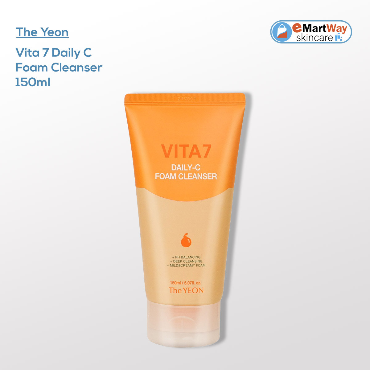 The Yeon Vita 7 Daily C Foam Cleanser 150ml
