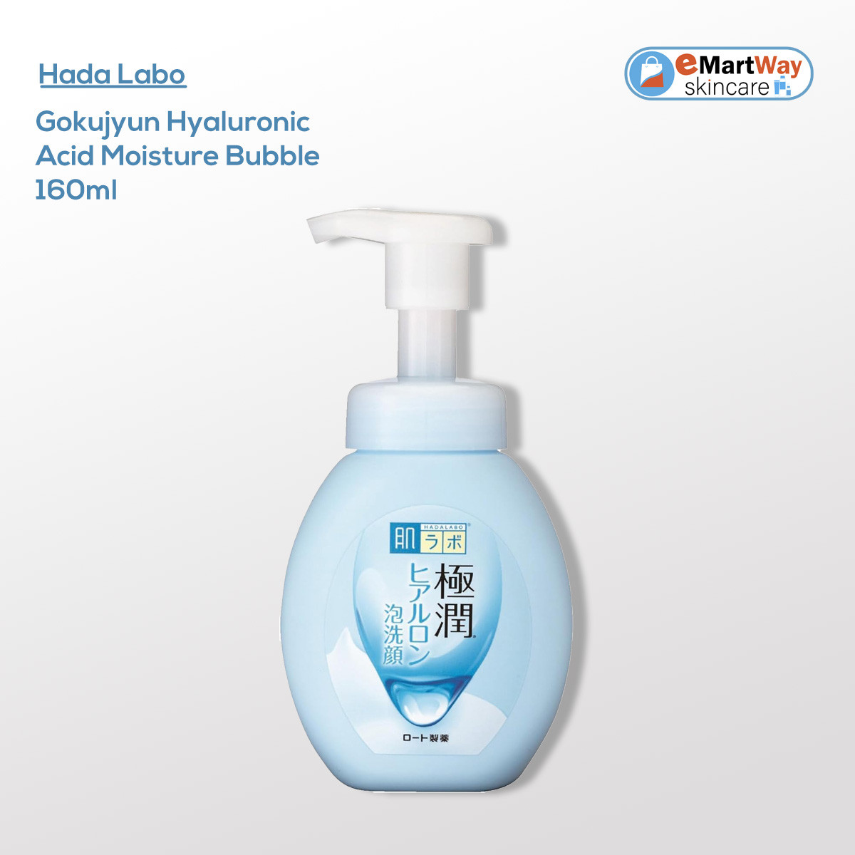 Hada Labo Gokujyun Hyaluronic Acid Moisture Bubble 160ml