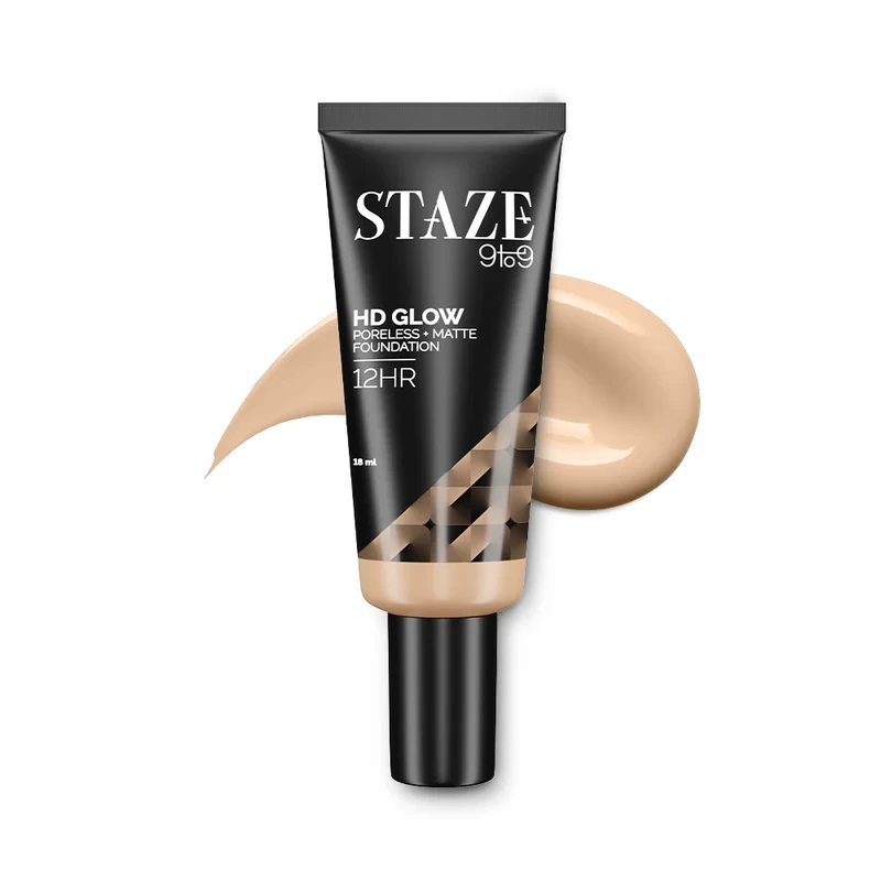 Staze 9to9 HD Glow Foundation (125W Vanilla) 18ml