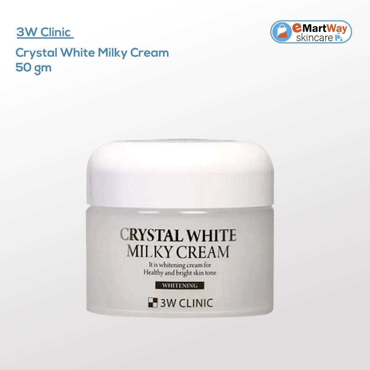 3W Clinic Crystal White Milky Cream
