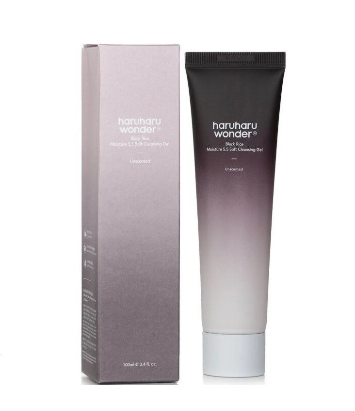 haruharu Wonder Black Rice Moisture 5.5 Soft Cleansing Gel 100ml