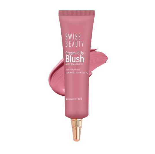 Swiss Beauty Cream It Up Blush with Shea Butter (05-cheek-0-Pink) 10g