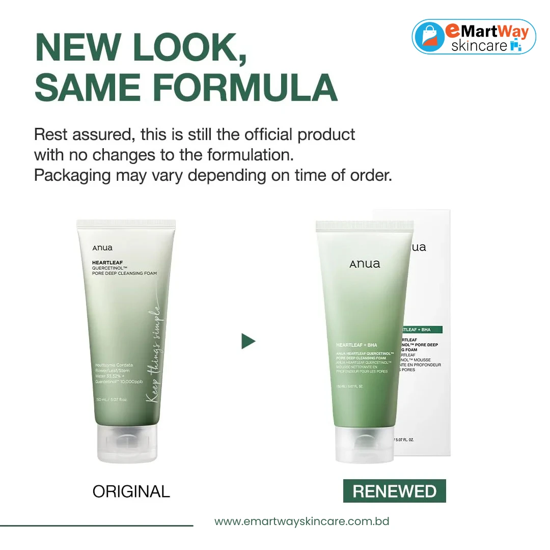 Anua Heartleaf Quercetinol Pore Deep Cleansing Foam 150ml