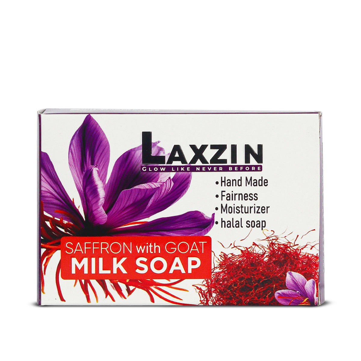 Laxzin Saffron with Goat Milk Soap 100g