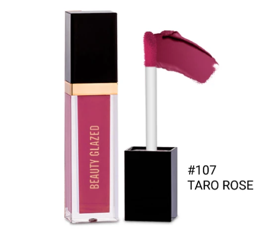 Beauty Glazed Matte Liquid Lipstick (107- Taro Rose) 2.8g