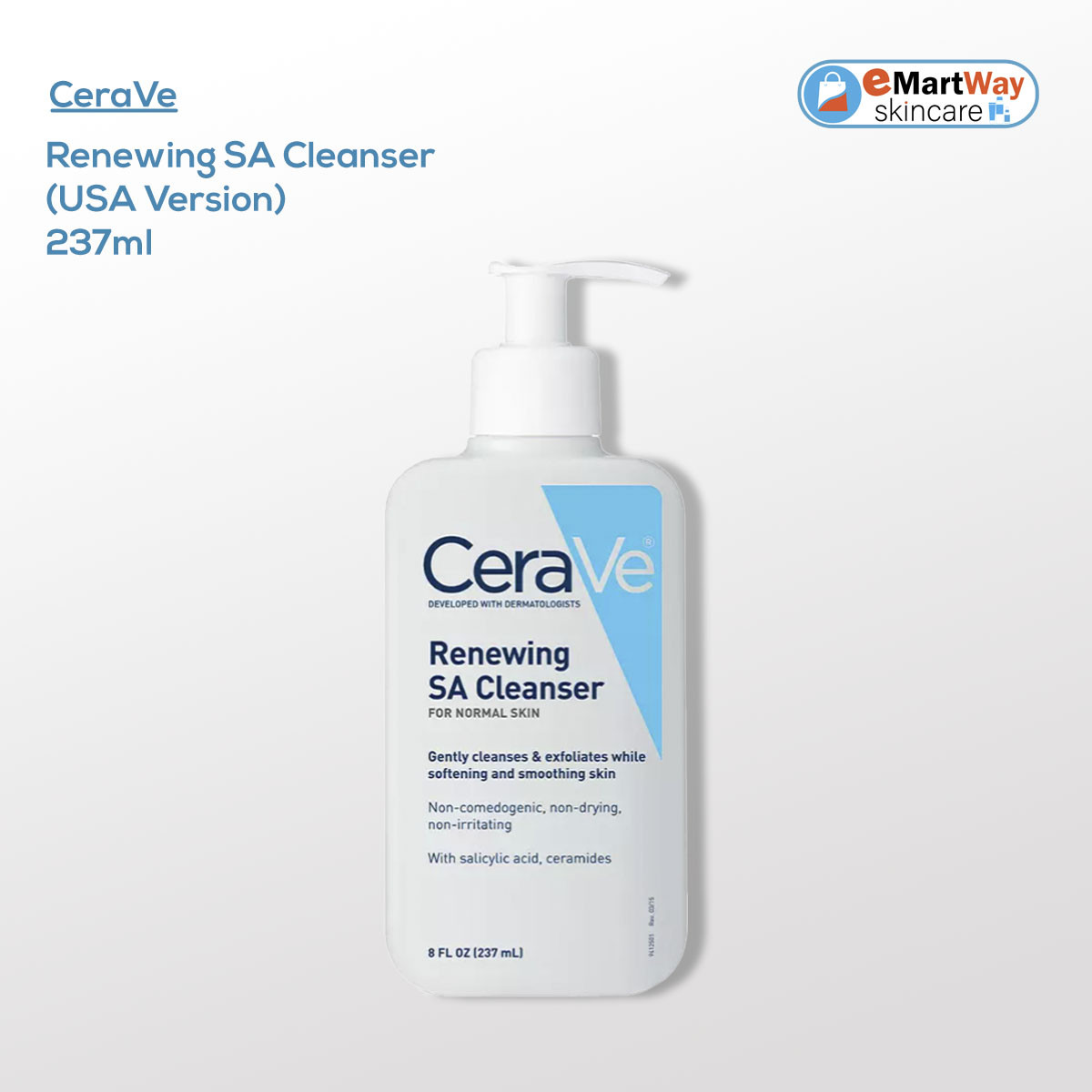 CeraVe Renewing SA Cleanser 237ml (USA Version)