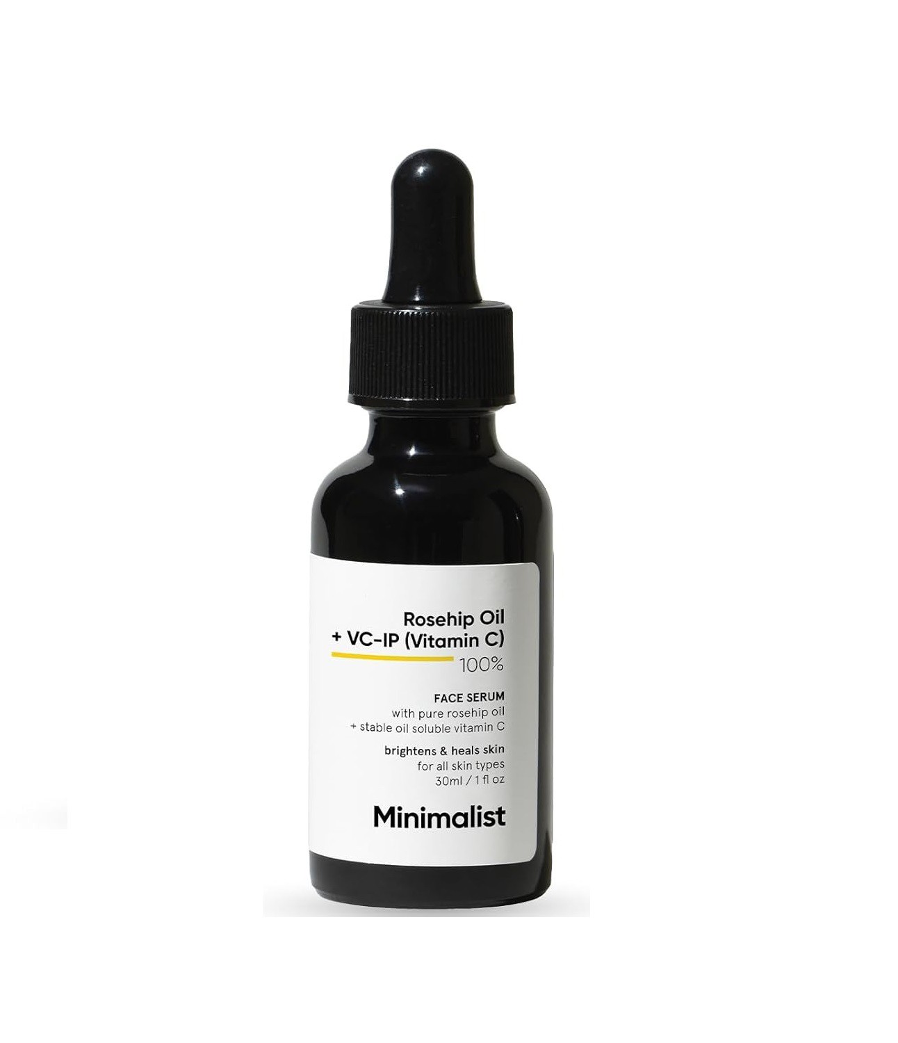 Minimalist Rosehip oil + VC-IP (Vitamin C) 100% Face Serum 30ml