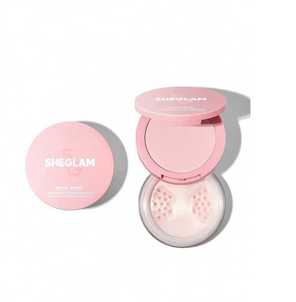 Sheglam Insta-Ready Face & Under Eye Setting Powder Duo- Bubblegum