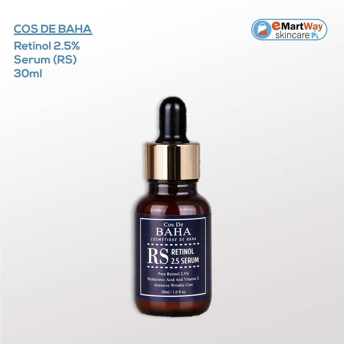 Cos De BAHA Retinol 2.5% Serum (RS) 30ml