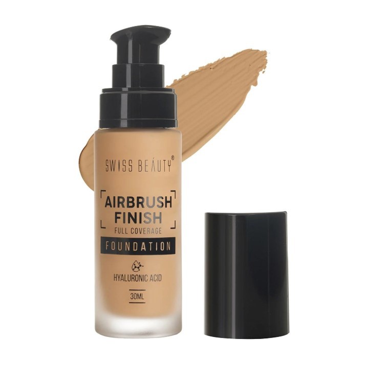Swiss Beauty Airbrush Finish Foundation Golden Beige SB-512